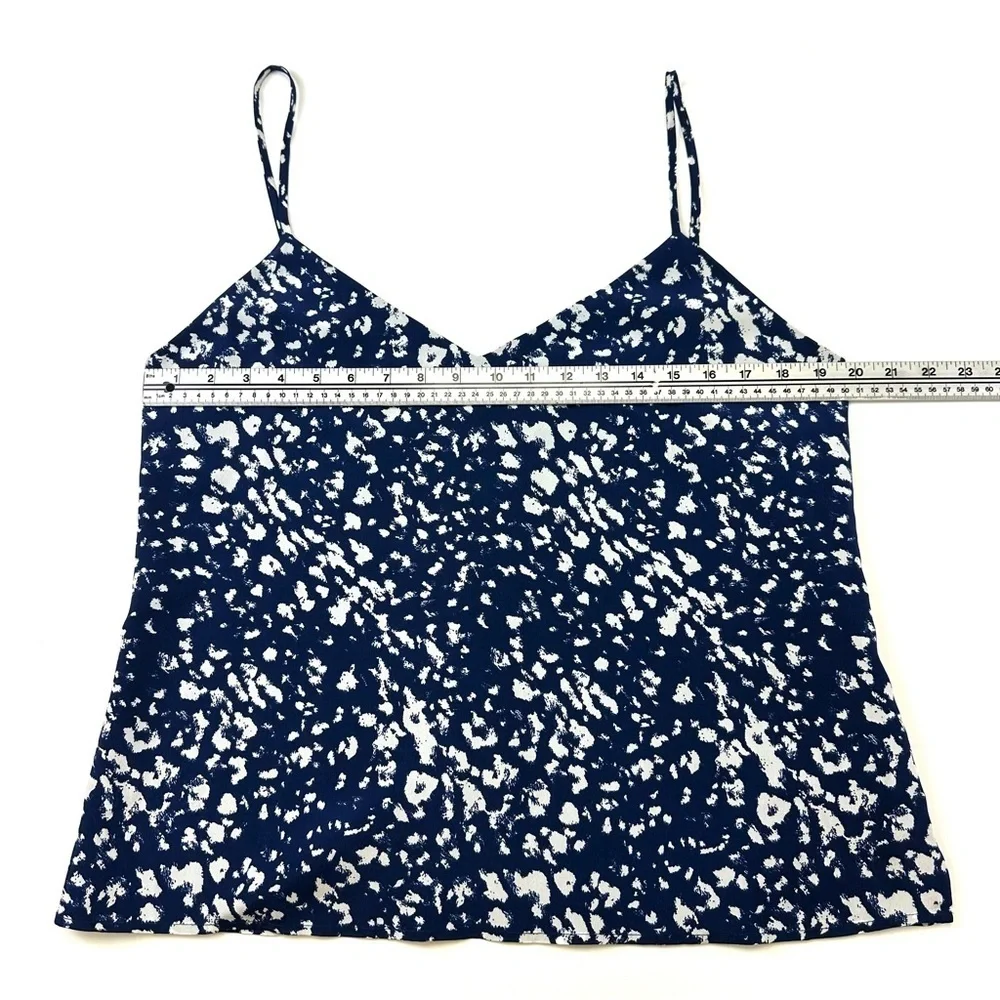 L'Agence Top Womens Jane Silk Camisole Tank VNeck Spaghetti Strap Satin Large - Picture 4 of 11